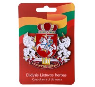 Suvenyrinis magnetas Lietuvos didysis herbas