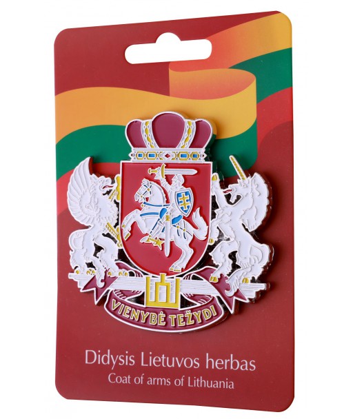 Suvenyrinis magnetas Lietuvos didysis herbas