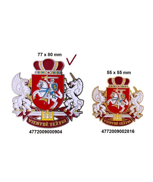 Suvenyrinis magnetas Lietuvos didysis herbas