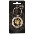 Round Keychain with Vytis and Lithuania Inscription