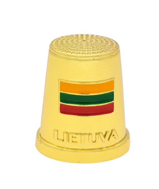 Metalinis antpirštis su vėliava ir Vyčiu 
