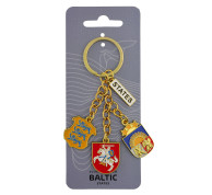 Raktų pakabukas Baltic su Baltijos šalių vėliavėlėmis Raktų pakabukas Baltic su Baltijos šalių vėliavėlėmis