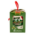 Dekoratyvinis žaisliukas Lietuva su žalios spalvos