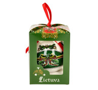 Dekoratyvinis žaisliukas Lietuva su žalios spalvos