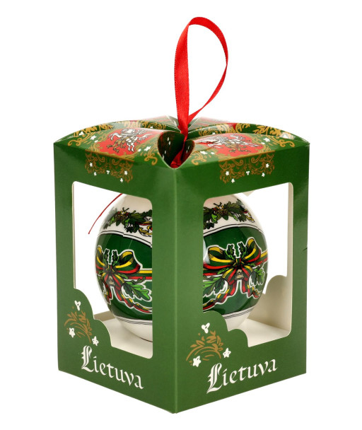 Dekoratyvinis žaisliukas Lietuva su žalios spalvos