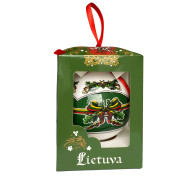 Decorative Ornament Lithuania green color