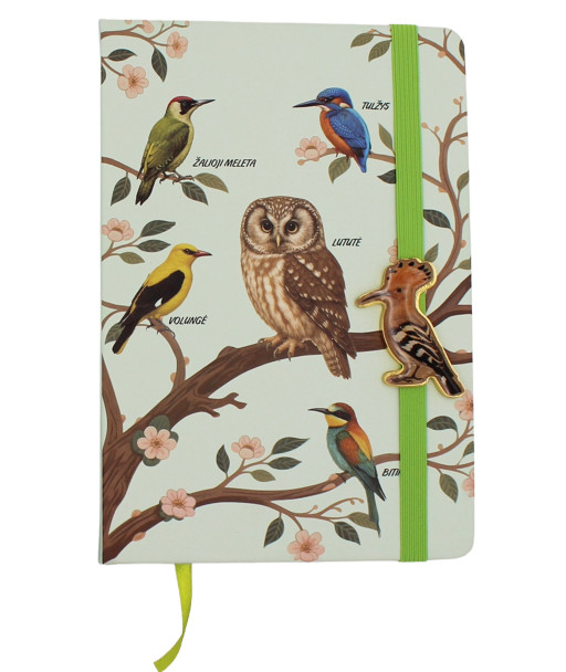 Užrašų knygutė Lietuvos paukščiai