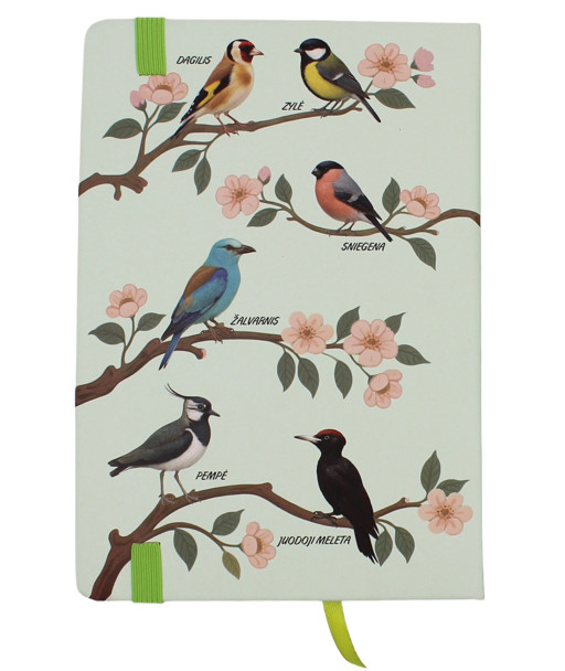 Užrašų knygutė Lietuvos paukščiai