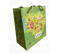 Paper Bag Lithuania Map Style Design