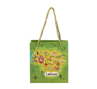 Popierinis maišelis Lietuva su žemėlapiu