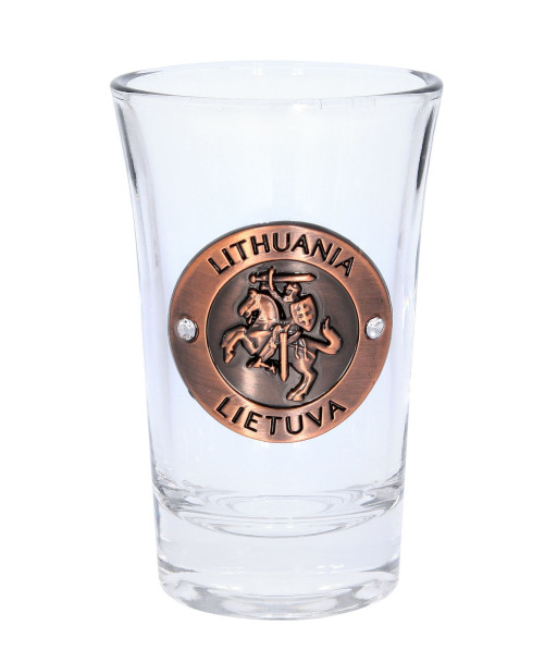 Stikliukas su Lietuvos herbu
