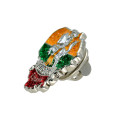Pin Badge Vytis in the Outline of Lithuania
