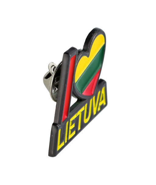 Metalinis ženkliukas I Love Lietuva
