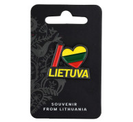 Metalinis ženkliukas I Love Lietuva