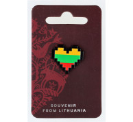 Ženkliukas trispalvė širdelė