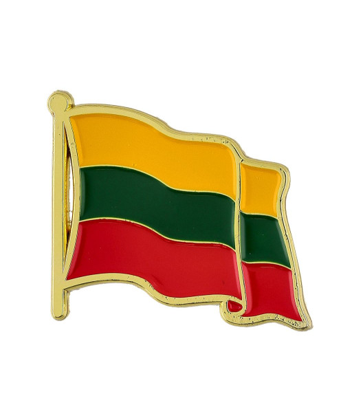 Įsegamas ženkliukas Lietuvos vėliava